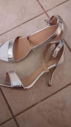 Heels silver 8
