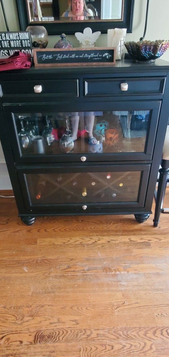 Wine Rack - Wine Glass Holder And Bottle Holder