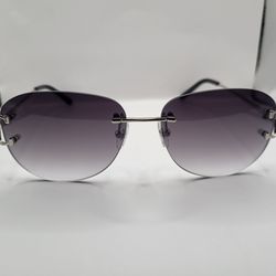 Cartier Rimless Glasses(Gray)