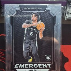 2024-25 Panini Prizm - Emergent Stephon Castle #29 (RC)