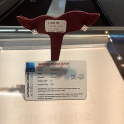 Lab Diamond Earrings 