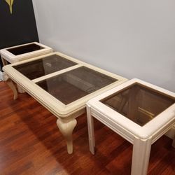 Coffee Table and 2 Matching End Tables