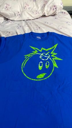 Adam bomb by the hundred tshirt Blue Graphic   Crewneck T-Shirt xl  $20