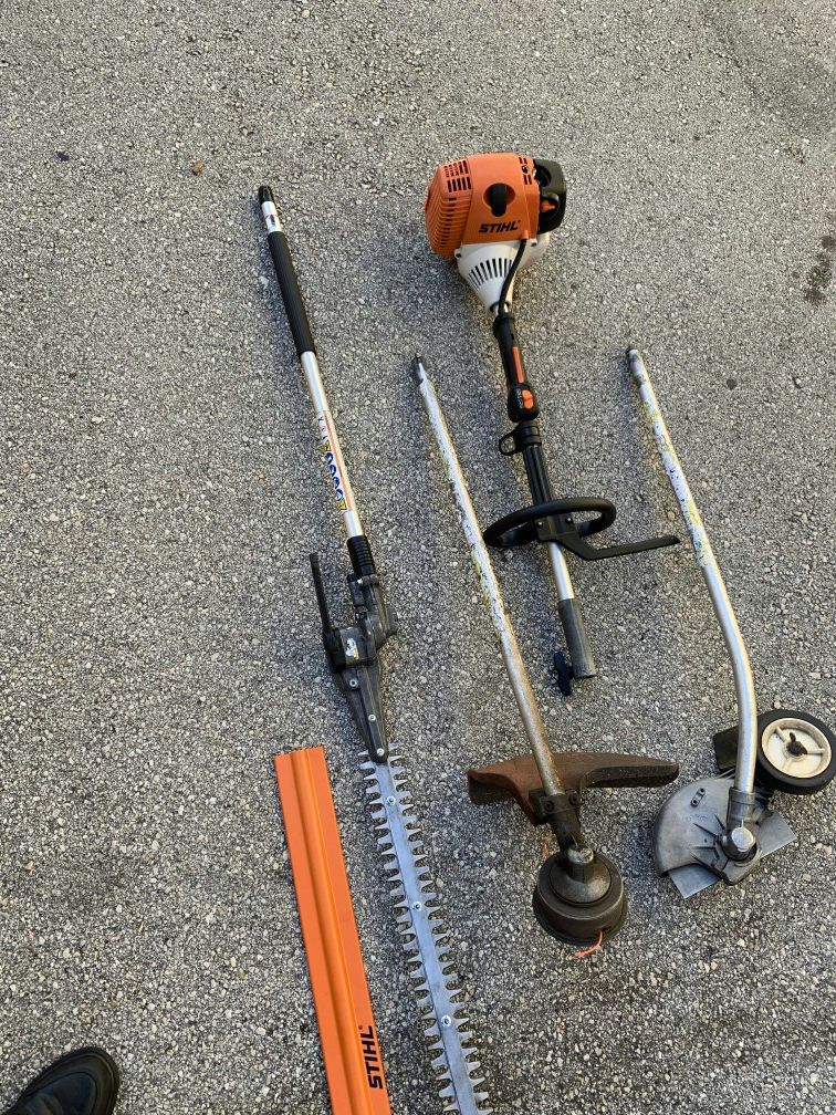 Stihl kombi system KM110R trimmer edger weed eater