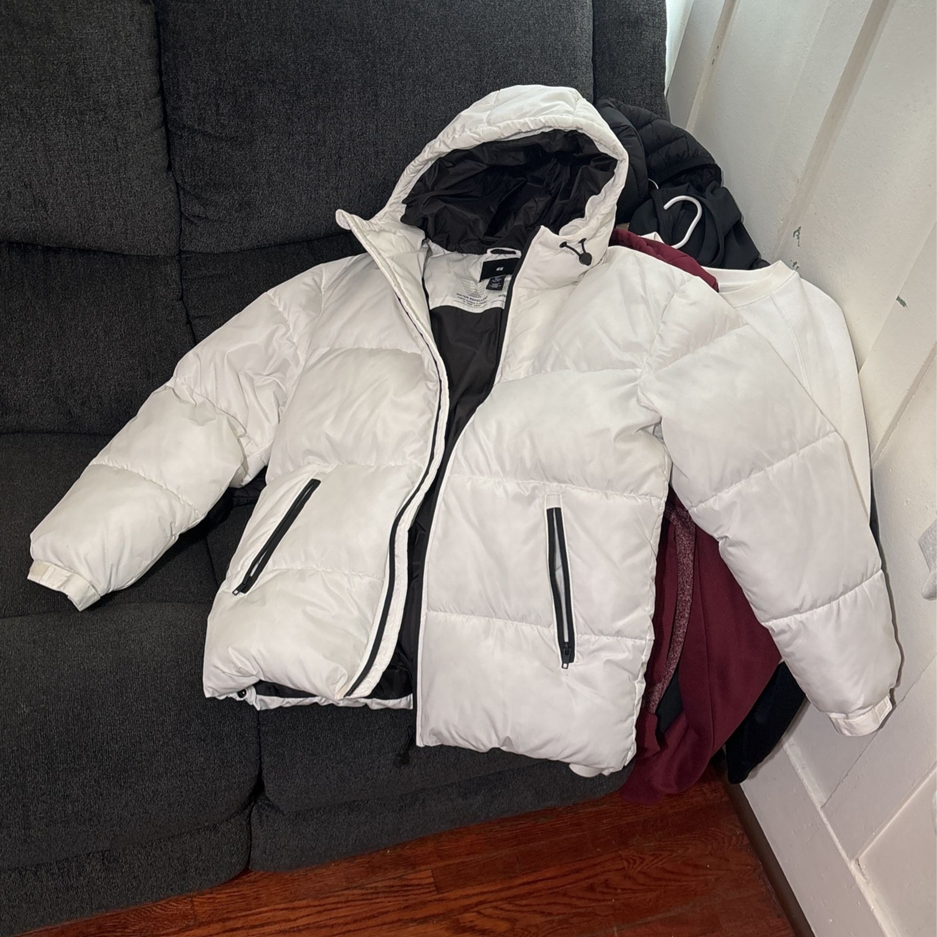 White Hollister Jacket