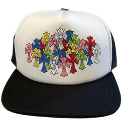 Cross/Hearts Hat Off White Cap Chrome Jewelry Top Good Rainbow Ice Cream American Designer Alexander Wang