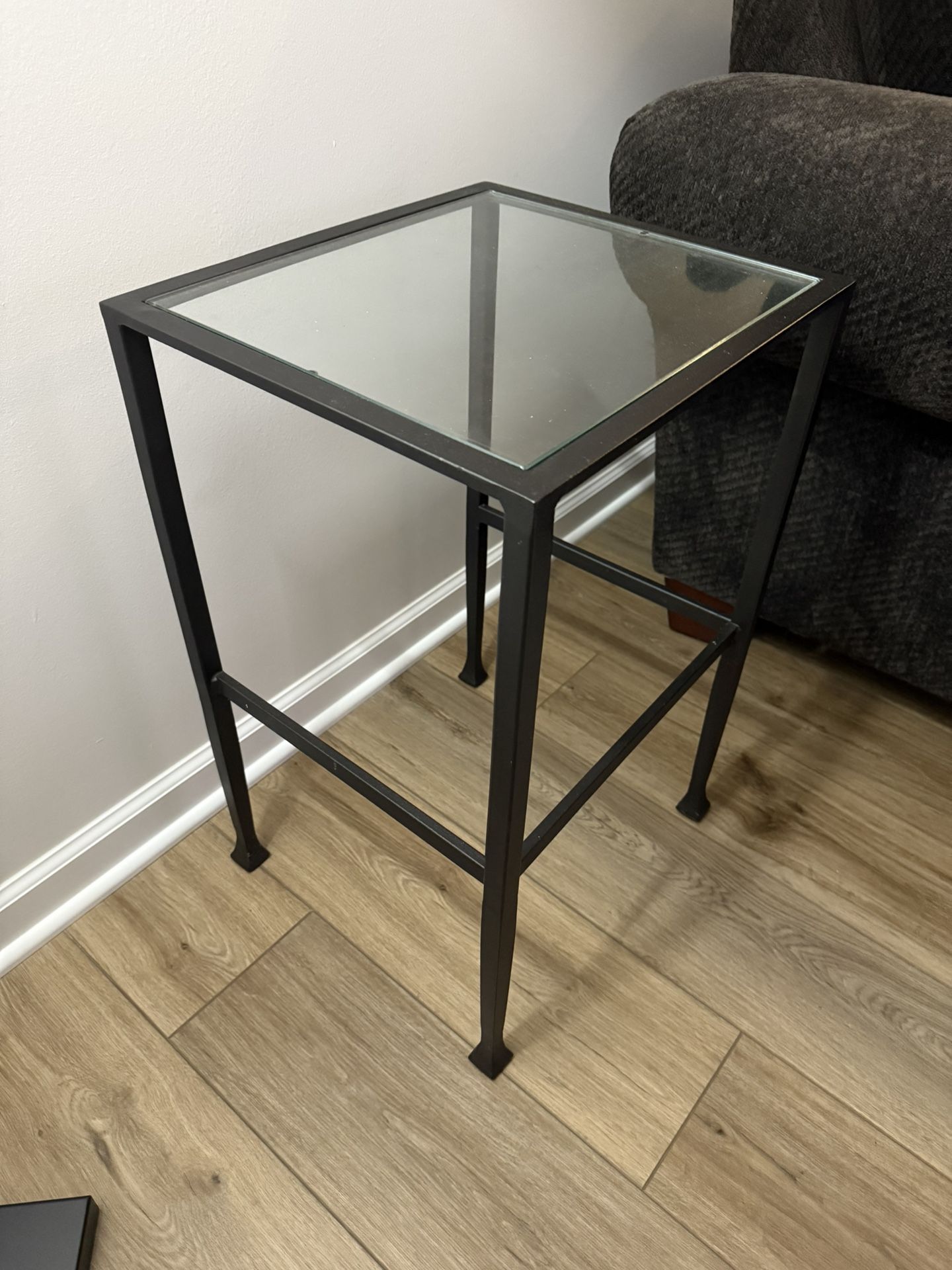 Glass End Table