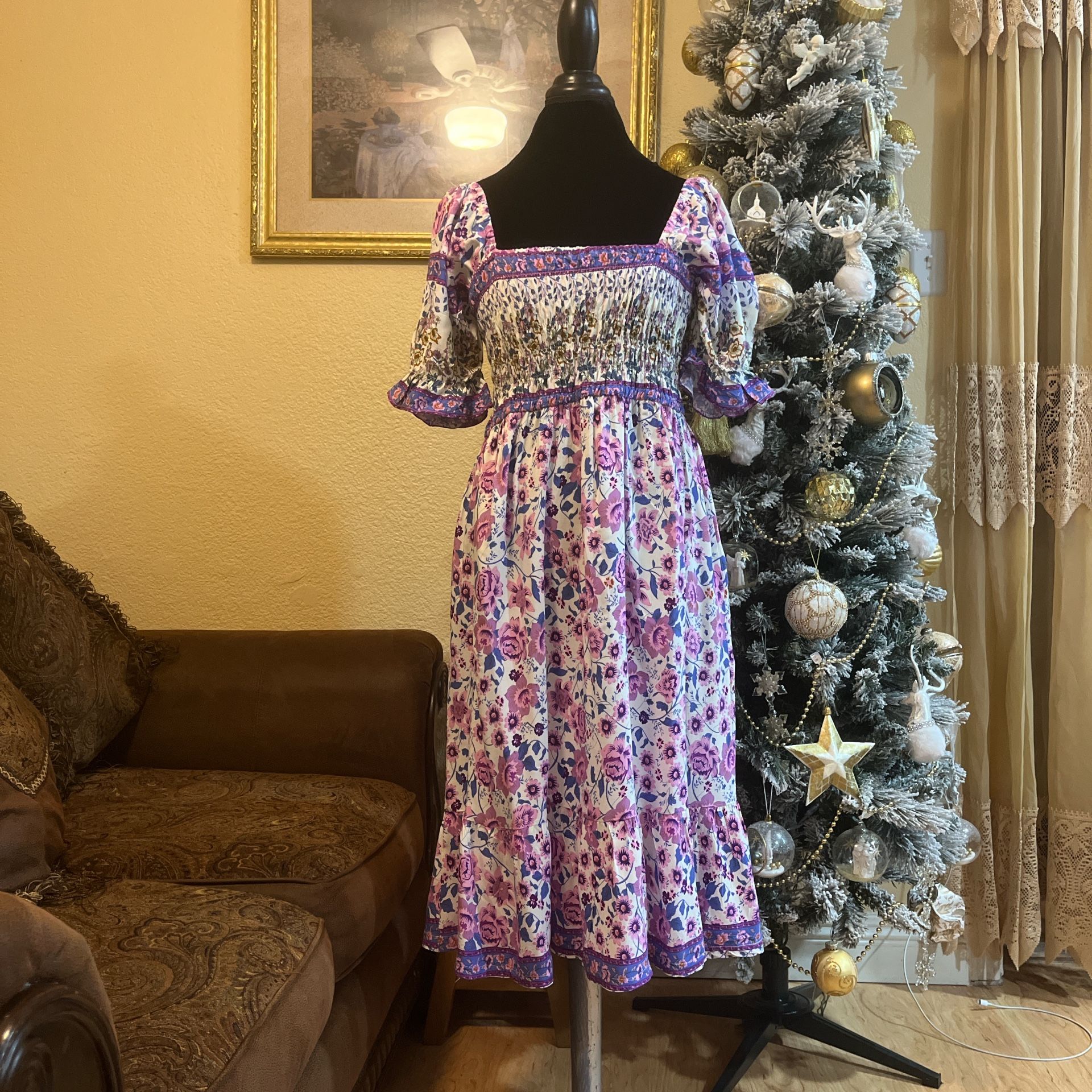 Wome’s Naggoo Bohemia Dress Long Maxi Dress