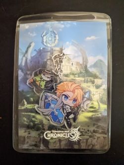 Summoners War Cleaf & Panda Anime Keychain 