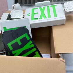 Exit Sign Electric 