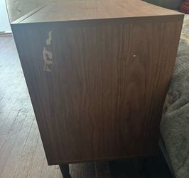 Side table with storage