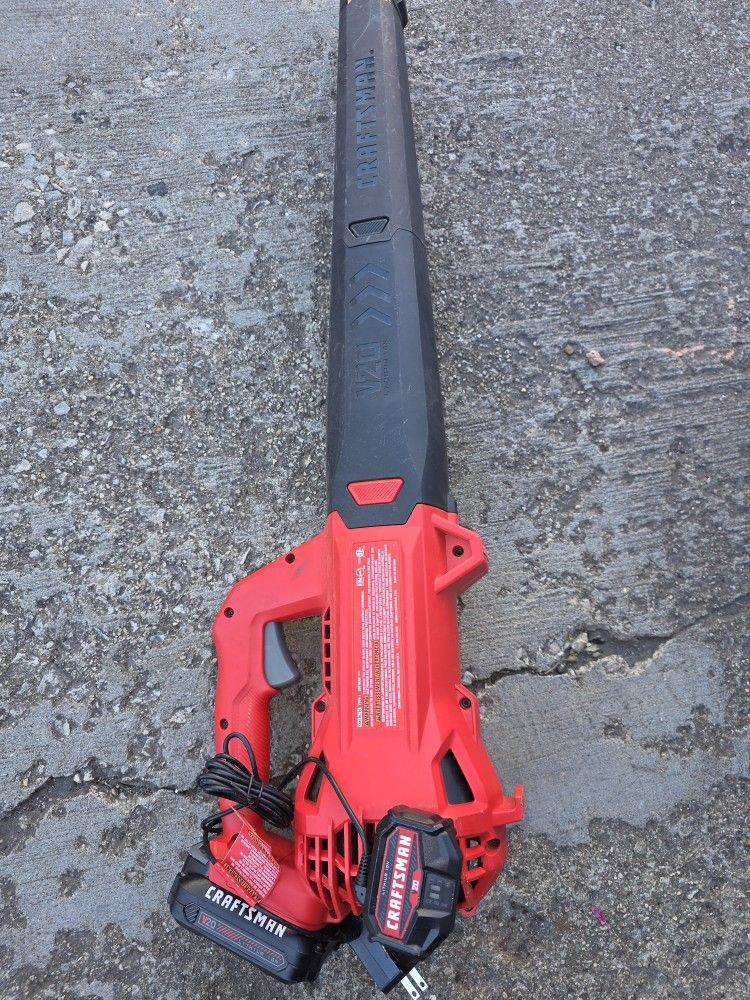 CRAFTSMAN V20 Cordless Leaf Blower, Hard Surface Blower