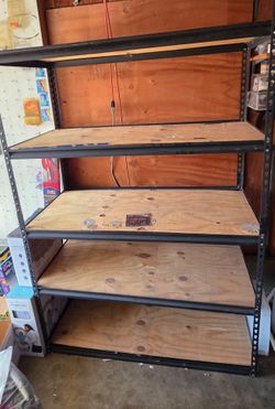 Metal shelf