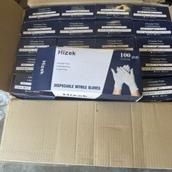 Disposable Nitrile Gloves 100/pk Size S-M $100 Take All 6 Boxes