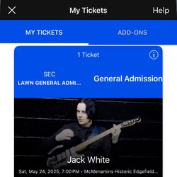 Jack White Tickets For Tonight!