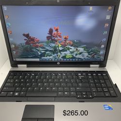 i7…i7…i7…HP…PROBOOK…model # 6550-B….500 GB HHD ...6.0 GB RAM . , 5 GENERATION…READY FOR CLASSES ON LINE OR WORK FROM 