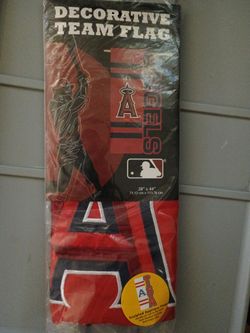 Baseball! Angels Decorative Team Flag 