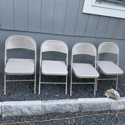4 Metal Folding Chairs $50 Cash Firm Price South Austin Pick Up