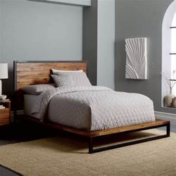 WestElm  Logan  King bed frame