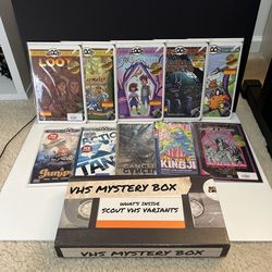 Scout Comics VHS Mystery Box HTF Variants Cherry Blackbird, King Kira, Canceled