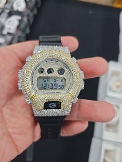 G Shock with Mossonite