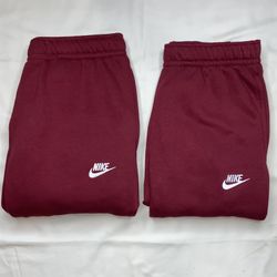 2 Beige Red Nike Sweats One Medium The Other Small Both Brand New With Tags Each For 45$ But If You Buy Together 80$