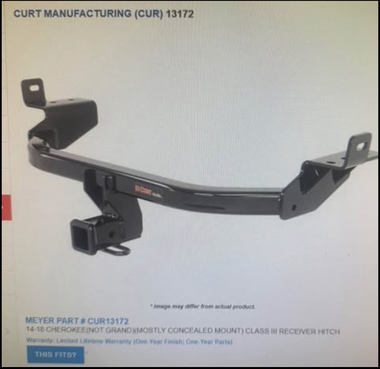 Trailer Hitch Cherokee