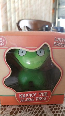 Limited edition two toned Kricky the alien frog