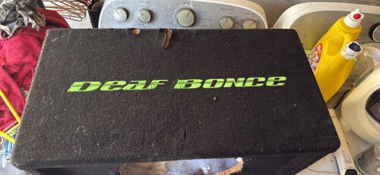 12in deaf bonce subwoofer box