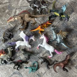 Kids toys- Dinosaurs Dragons Pegasus Unicorn