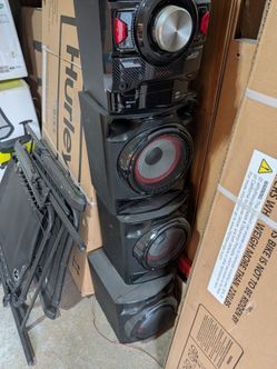 Speakers and CD player