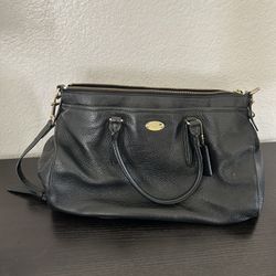 COACH new York Hand Bag Black 