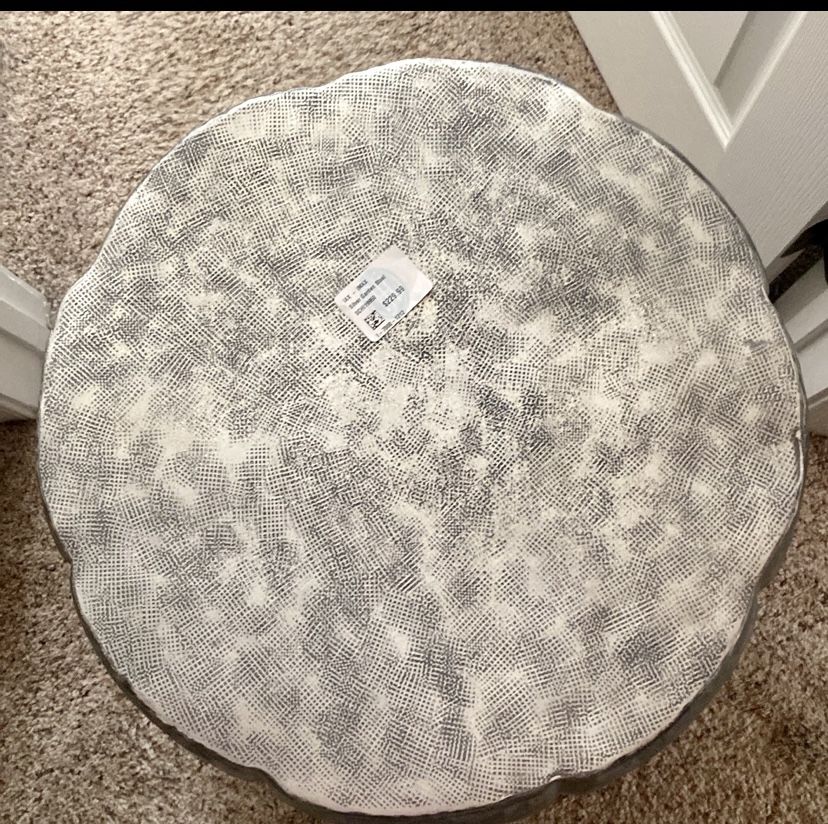 Silver End Table
