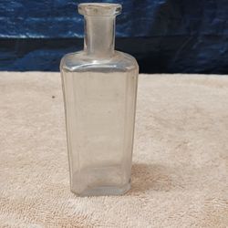 VINTAGE glass bottle