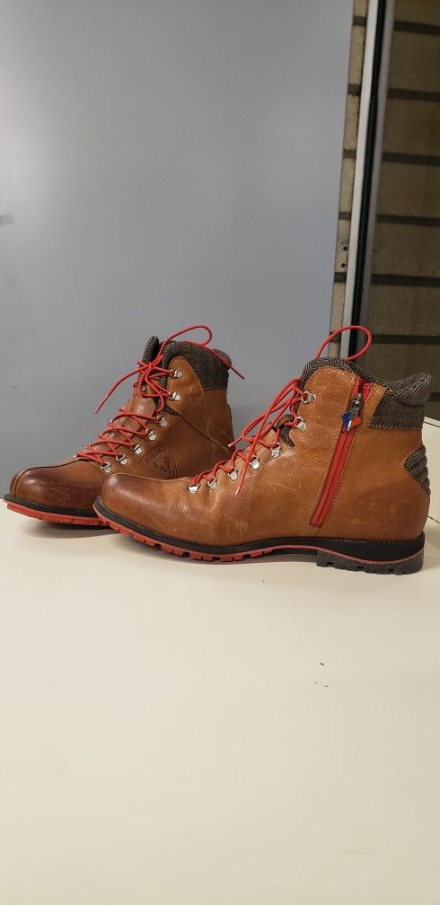 Made In Romania Rossignol 1907 Chamonix Brown Boots Men's Size 9