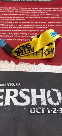 Aftershock ticket