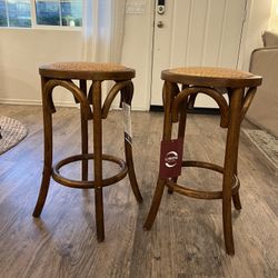 Brand New Wood Counter Stools