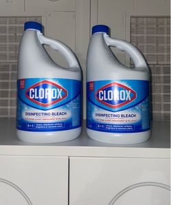 Clorox Bleach 121 oz- $6 each