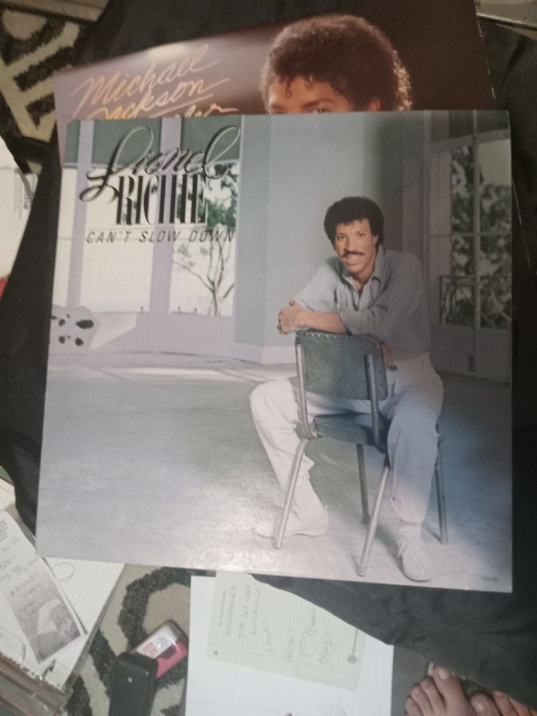 Lionel Ritchie Record Vinyl Can't Slow Down