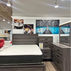 Brand new complete bedroom set- 0 interest finance available- FREE mattress with purchase. 