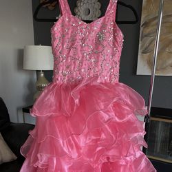 Beautiful pink pageant dress