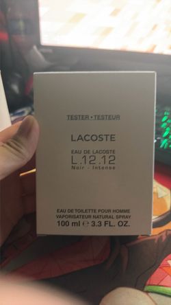 Lacoste rare tester bottle