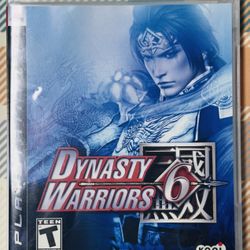 Dynasty Warriors 6 (Sony PlayStation 3, 2008) Tested With Manual! Fast Shipping