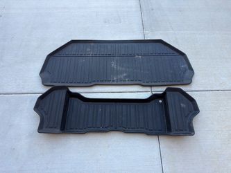 Rivian R1S all weather frunk and cargo mats