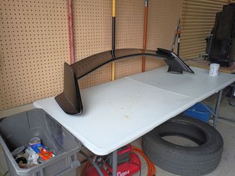 Black Gloss Car Rear Spoiler Wing