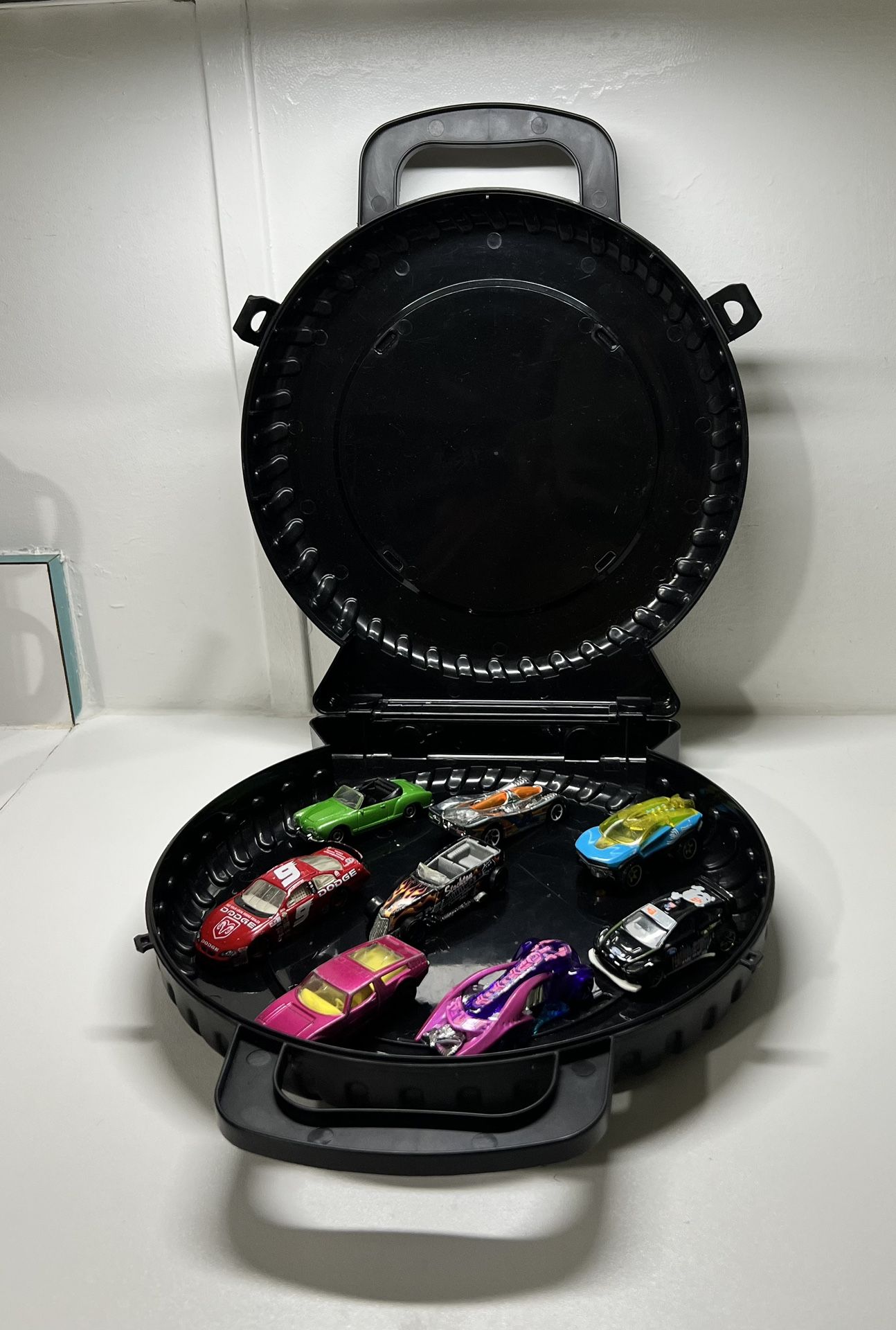 Retro Hot Wheels mix cars Super Rally Case