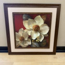 Framed Floral Picture 