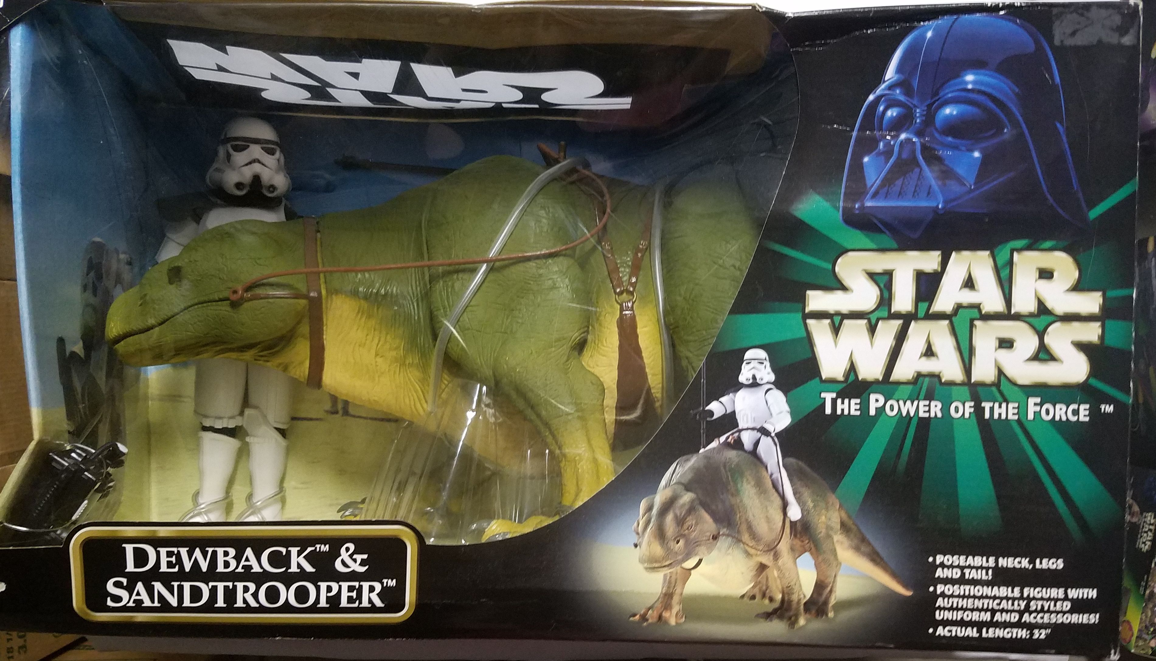 32 inch Dewback and Sandtrooper Star Wars POTF