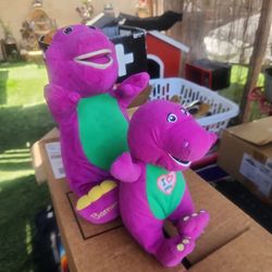 2 barney dolls