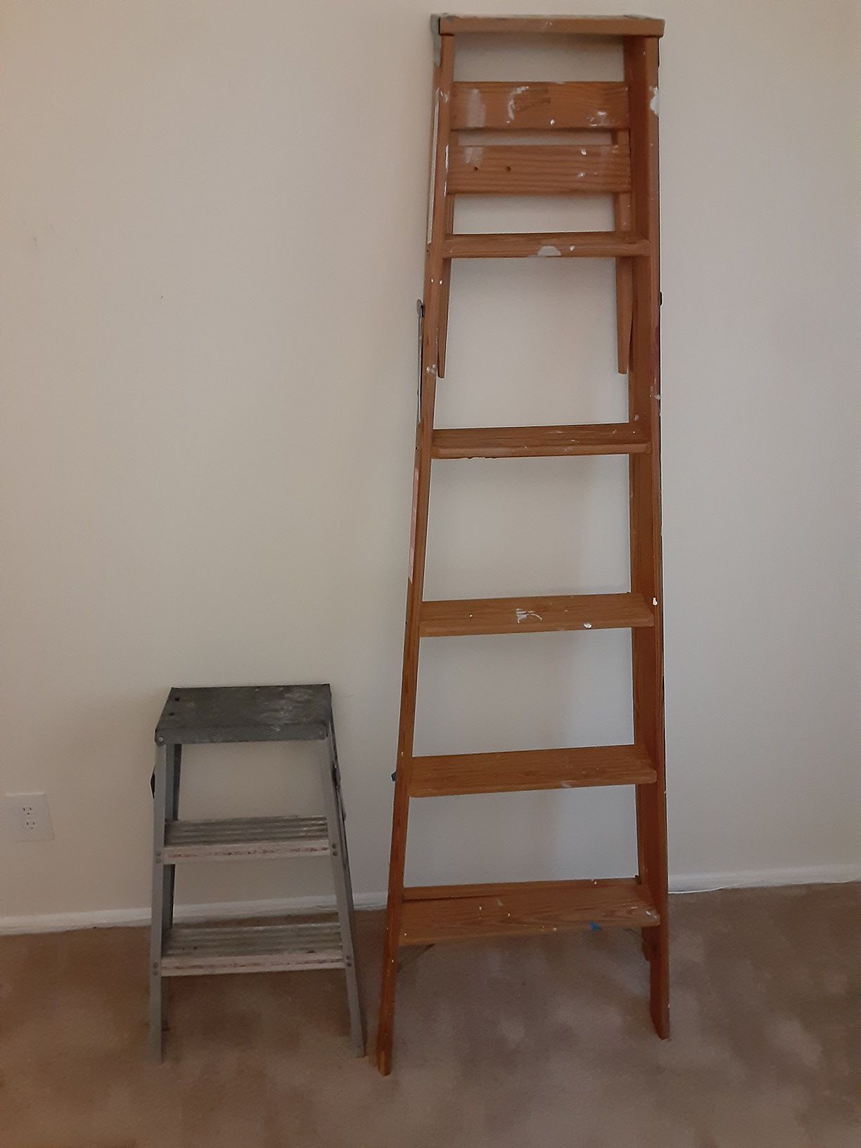 Lot of 2 A frame ladders